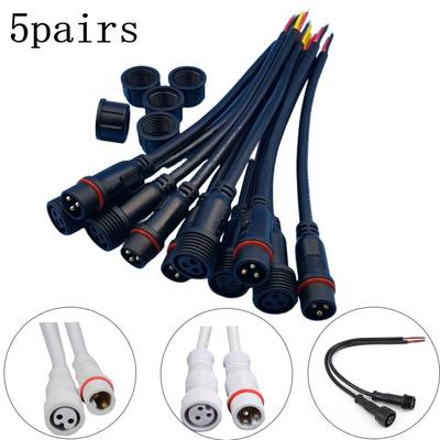 Cable Connector 22AWG Wire 5 Pairs IP65 Waterproof