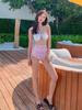 Export Japan Sexy Lace Split Swimsuit for Seaside Holidays
