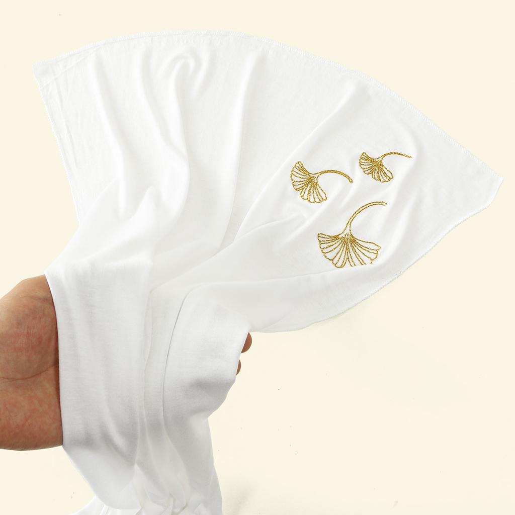 New Jersey Modal Scarf Hijab for Woman Gold Sprinkling Plain Soft Long Shawls Islam Headwraps Ramadan Prayer Turban