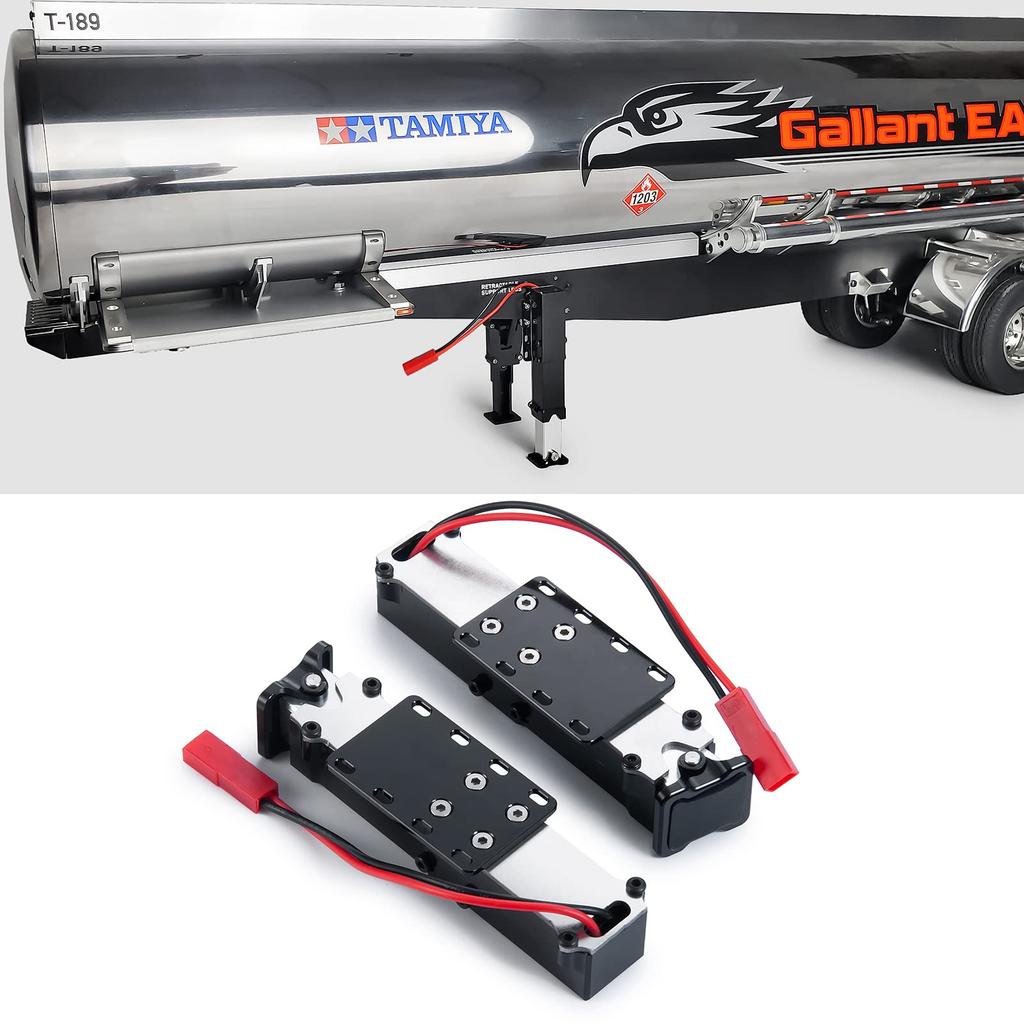 TRZX 1/14 Scale Tamiya Trailer Truck Metal Electric Lifting Leg Upgrade
