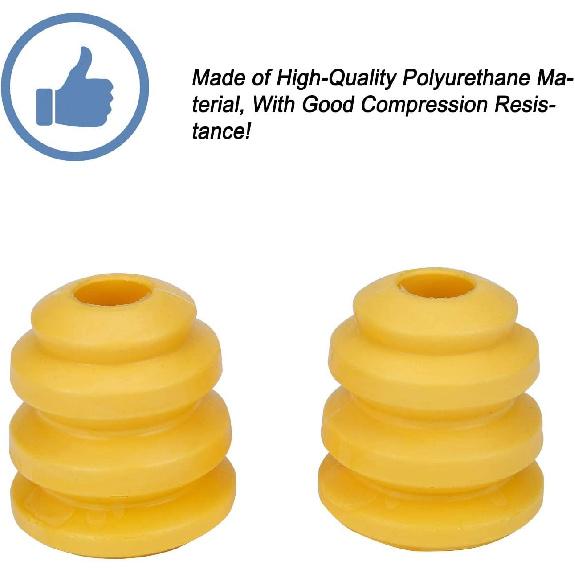 ONER Two Control Arm Bumpers and Two Control Rear Axle Bumpers,Compatible with Cadillac Escalade, Chevy Avalanche Silverado Suburban Tahoe,GMC Sierra