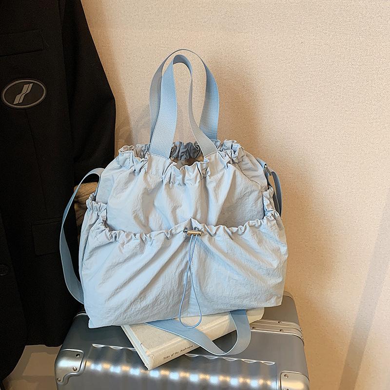 Large capacity bag fashion trend casual simple foreign style shoulder bag 2025 summer new women's messenger bag