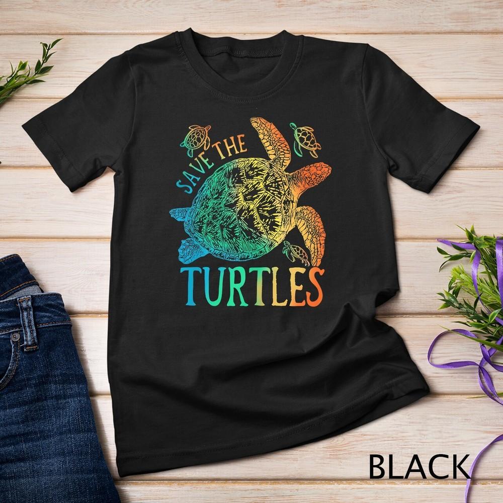 Tie Dye Sea Turtle, Save the Turtles, Women and Men and Kids Unisex T-shirt