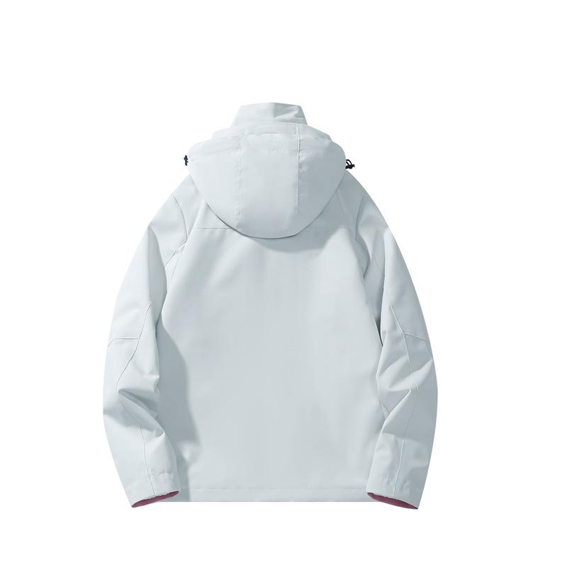 Graphene 3-in-1 Waterproof Windbreaker: Men's and Women's Outdoor Mountaineering and Ski Jacket with Detachable Layers.