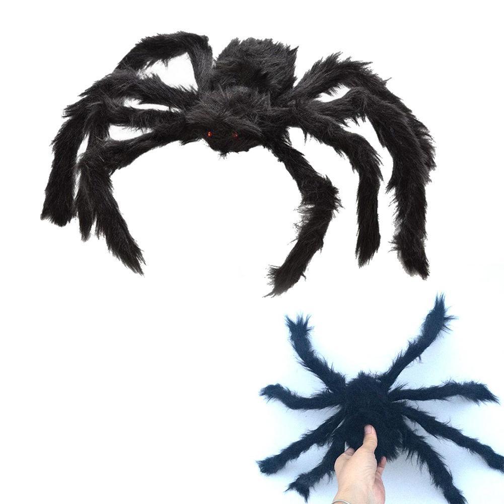 Spider Halloween Decoration Haunted House Prop Indoor Outdoor BlA Giant 300mm GA Spider Halloween Decoration Haunted House Prop Indoor Outdoor BlA Giant 300mm GA
