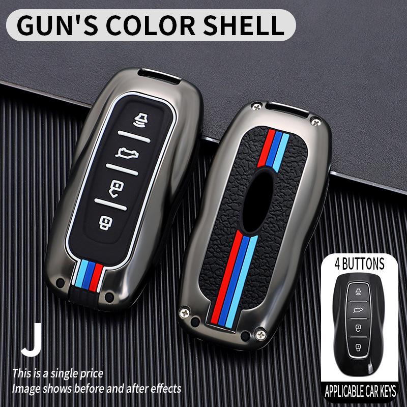 Pouzdro na klíč Ford Territory pro model Jiangling 2021 - 5/6/7 sedadel, špičkové plné obalení, spona na skořepinu auta, mod.