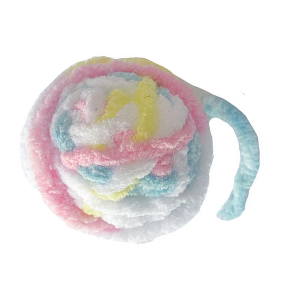 Cat Yarn Ball Toy Fun Interactive Bite Resistance Woolen Yarn Cat Ball Toy with Bell for Cats