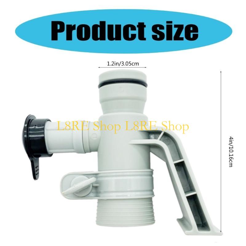 L8RE Pipe Bracket & Air Valves Set Adjustable for Water Circulation Ground Pool