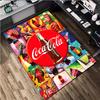 Coca Cola Print Rug - Home Decoration Carpet For Living Room Bedroom Flooring Computer Chair Area Rug
