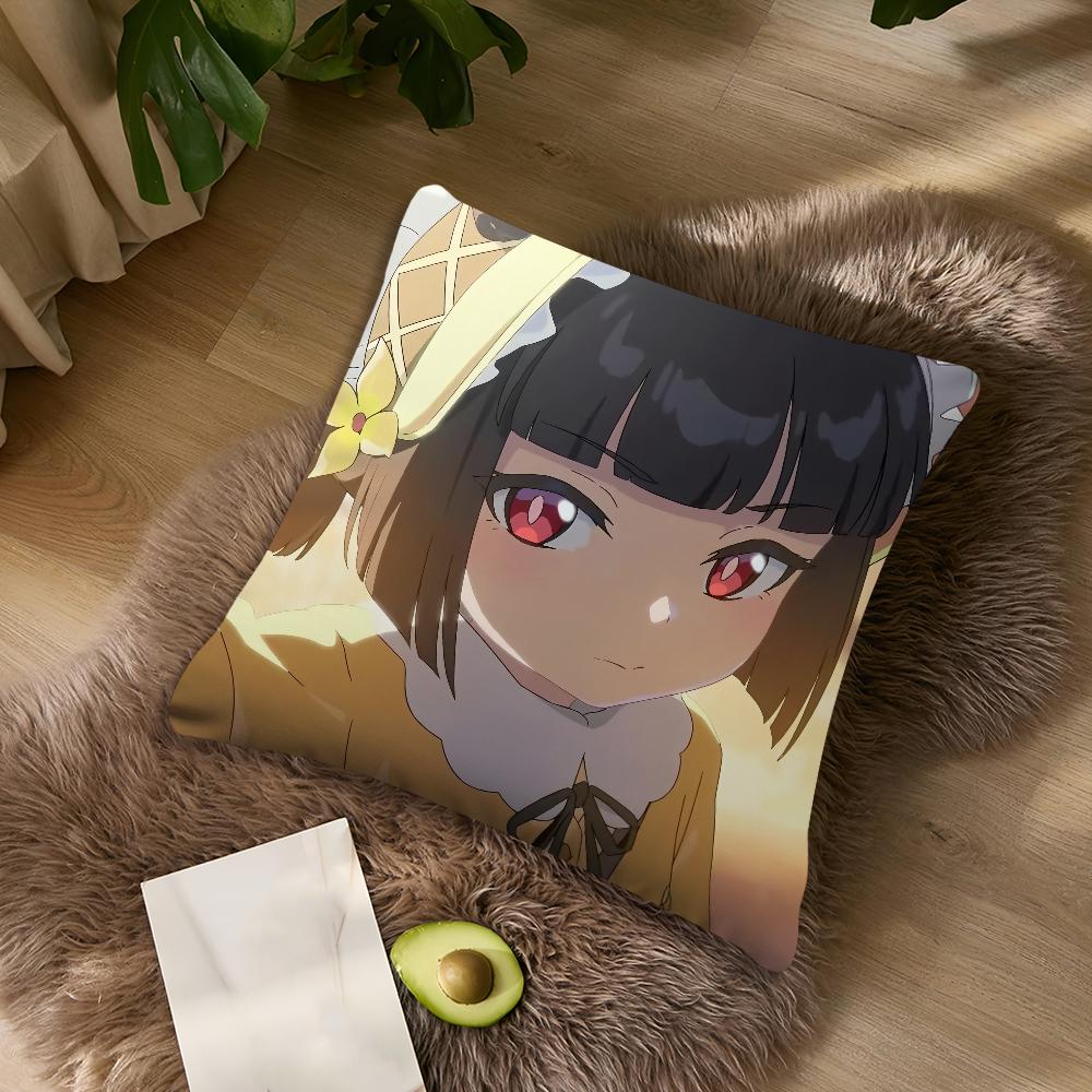 Hoshimi Miyabi Zenless Zone Zero Cute For Bedroom Car Coffee Shop Room Soft and Living Room Sofa Decorative Pillow Cover Case