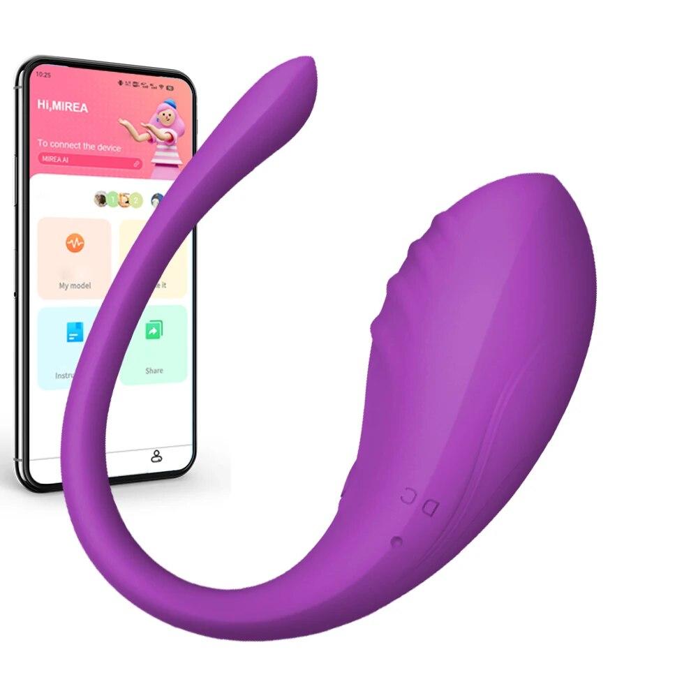 Wireless Bluetooth G Spot Vibrator for Women Dildo APP Remote Control Wear Vibrating Egg Clit Female Panties Sex Toys for Adults