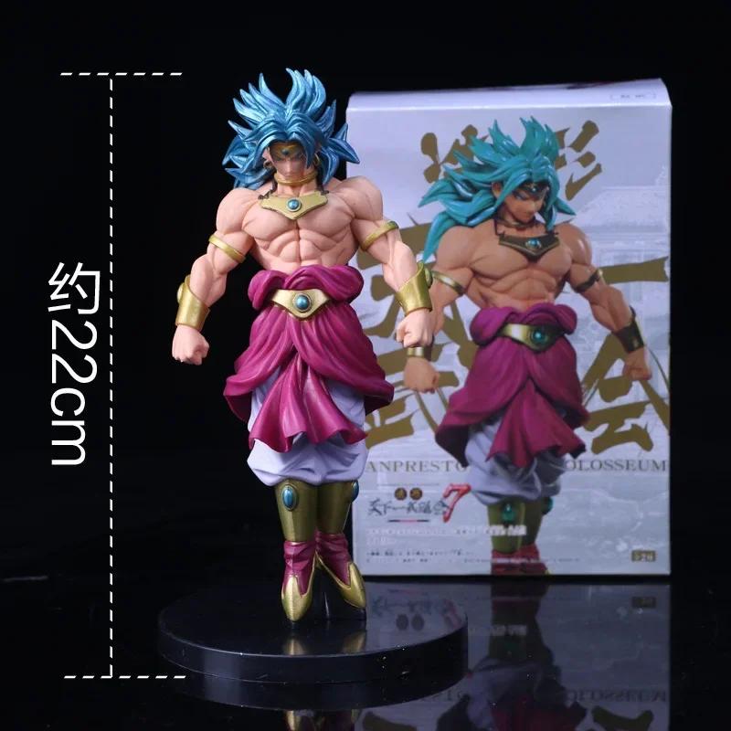

20см Аніме Фігурка Драгон Бол Бролі Фігурка Супер Figma Іграшки DBZ Супер Бойові Фігурки ПВХ Колекційна Модель Іграшки Для Дітей Подарунки
