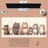 Cute Cat Mousepad Large Gaming Compute Gamer PC Keyboard Mouse Mat