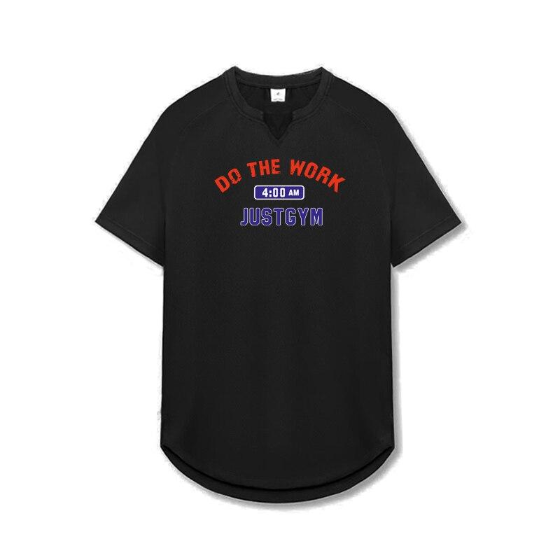 Muscleguys летняя дышащая свободная тренировочная одежда для фитнеса спортивной мужской одежды с короткими рукавами M чёрный 1109₽