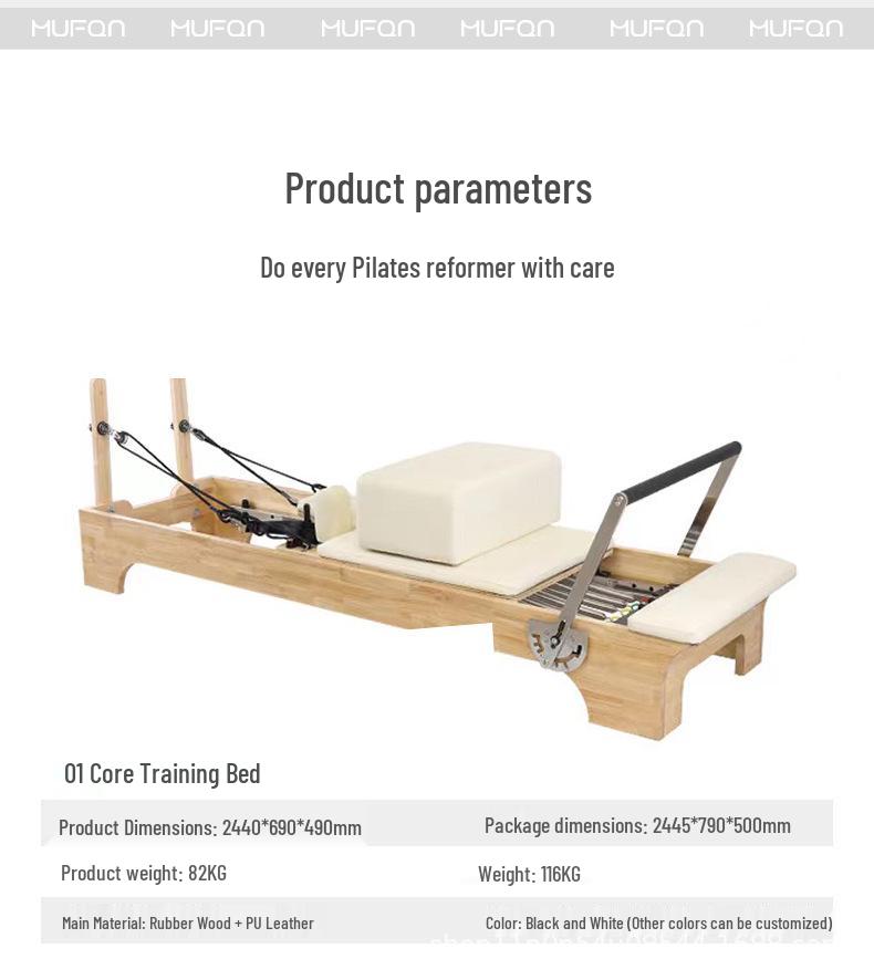 Pilates Aluminum Core Bed Yoga Frame Ladder Barrel Fitness Equipment Full Track Half Height Cadillac