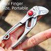 Chrome Vanadium Steel Clamp Wrench Industrial Grade Multifunctional Tool Compact Miniature Pliers