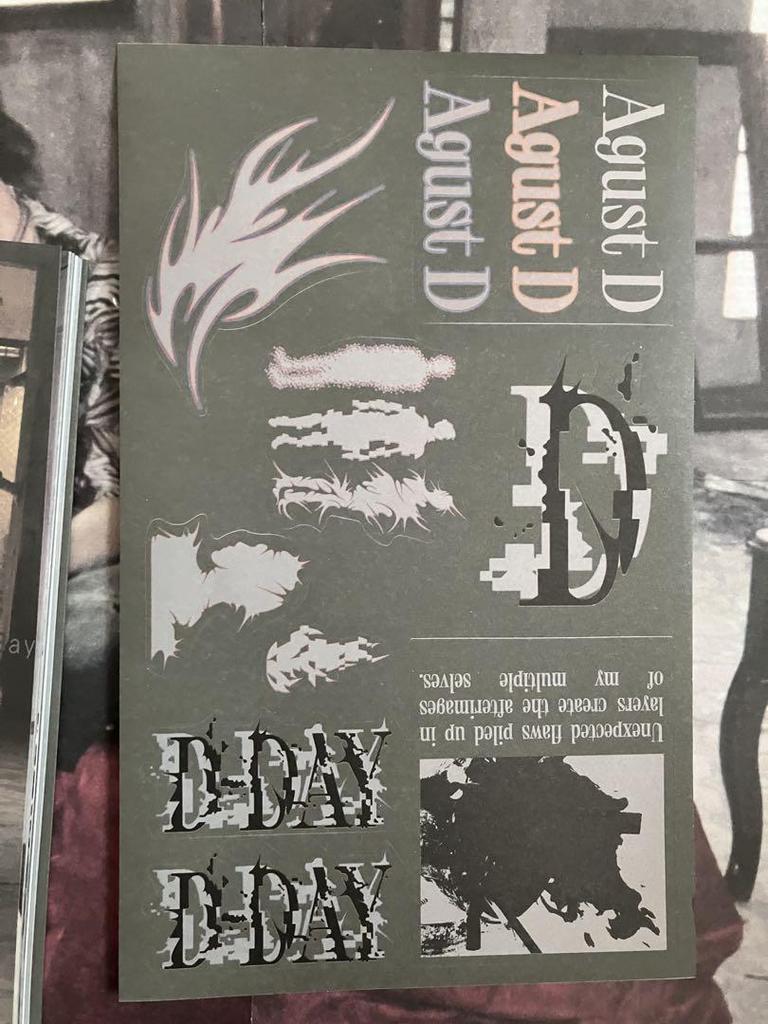 [USED] Official BTS Suga Yoongi D-DAY Bulk Sale