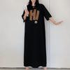 Women's Fashion Summer Spring 1/2 Sleeves O-Neck Loose Waistline Casual Dresses