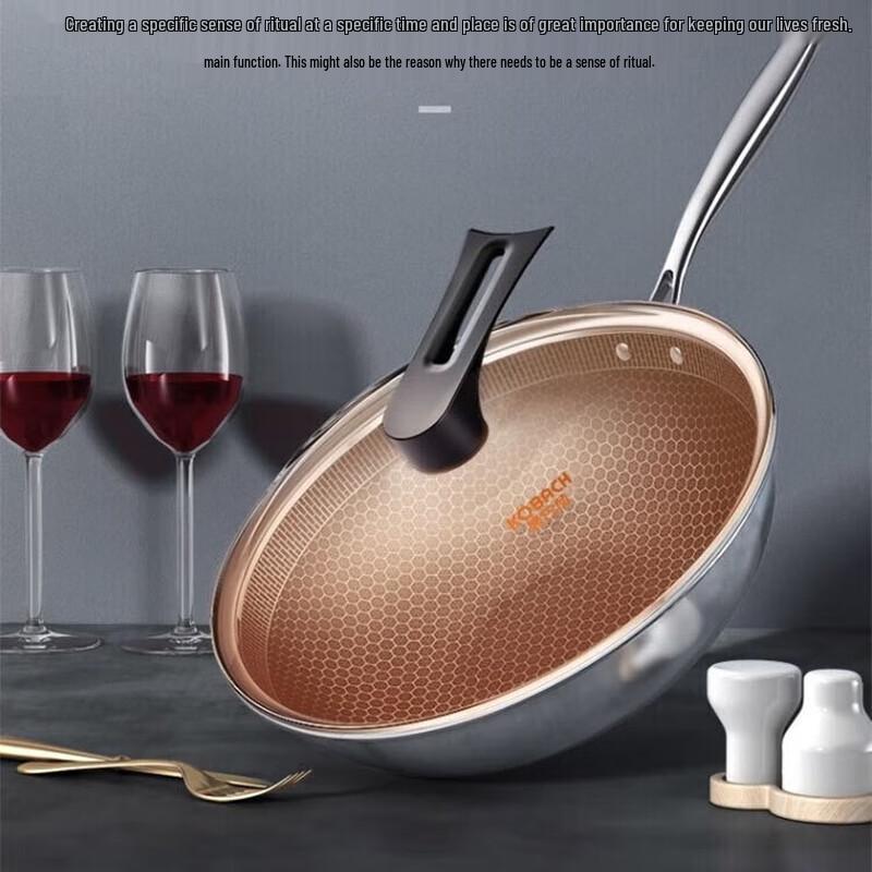 Kambach 2nd Generation 3-Ply Steel Honeycomb Wok