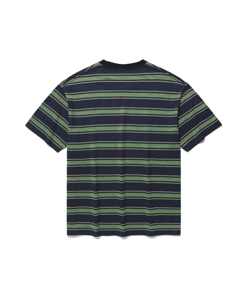 NICEGHOSTCLUB Multi Stripe 3Star Tee_Navy(Ng2Gmut540A)