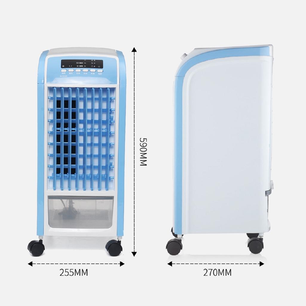 4L Multifunction Remote Control Air Conditioner Cooling Fan Timer Cooler Humidifier Purifier Adjust 3 Speed+4 Ice Crystal