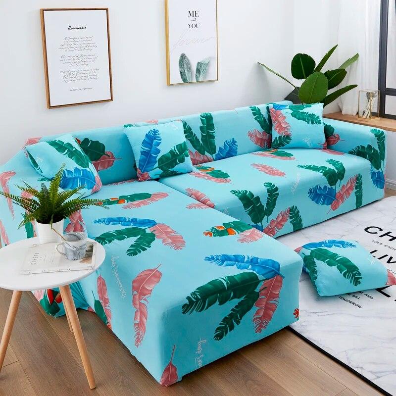 Elastic Sofa Slipcovers Sofa Covers for Living Room Housse Canape 1/2/3/4 Seat Couch Cover Stretch Sectional Furniture Protector