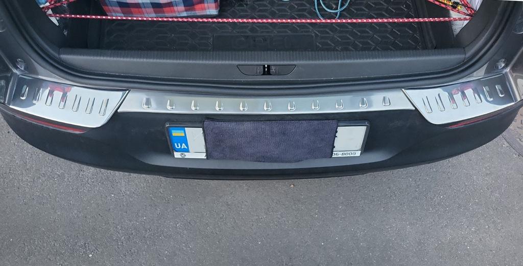 Rear Bumper Cover (3 Pcs, Stainless Steel) for Opel Grandland X