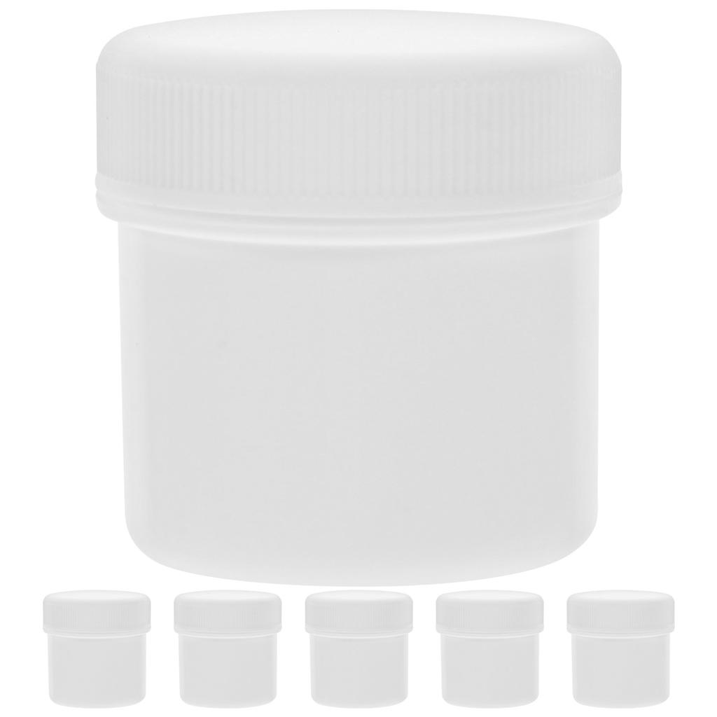 6Pcs 30Ml Heavy-Duty Leak-Proof Plastic Paint Containers for Art Studio Industrial Use Multipurpose Coatings Pigment Storage