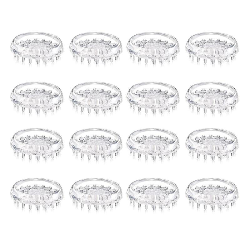 12/16Pcs Furniture Carpet Protectors Spiked Caster Cups Spiked Furniture Cup for Furniture Legs Table Chair Sofa