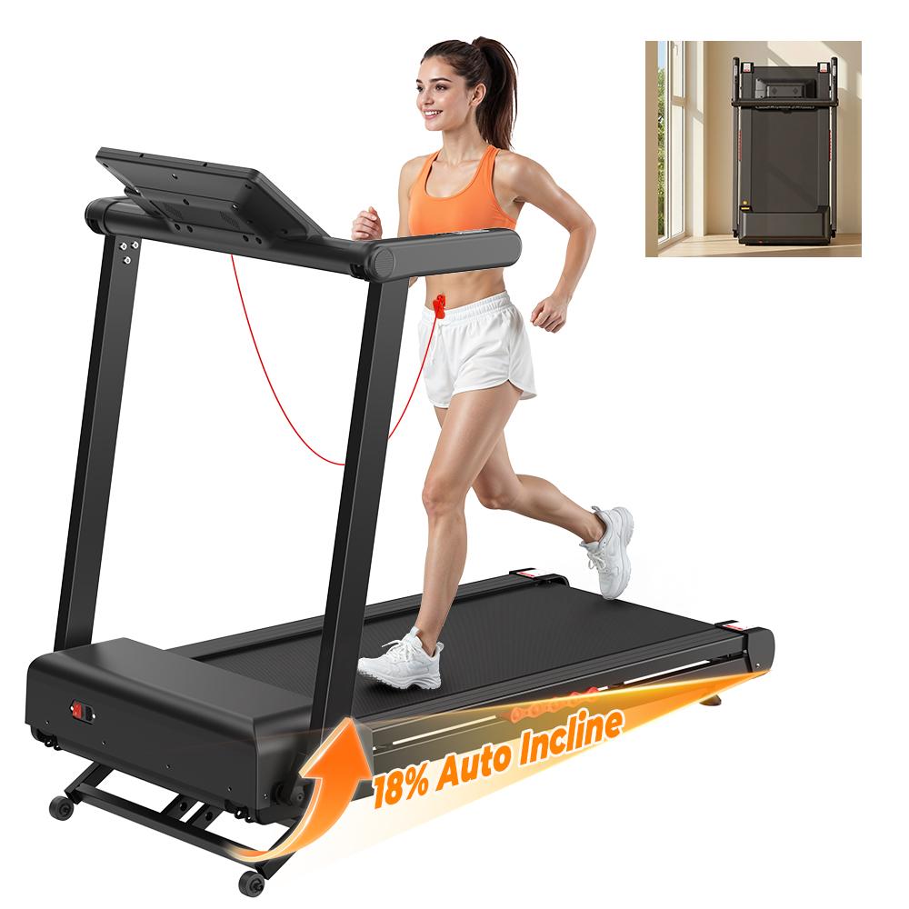 iScooter FT62 Laufband mit 1200×430mm Großer Lauffläche Ultra-Leiser Motor für den Heimgebrauch Max. Gewichtskapazität 150kg