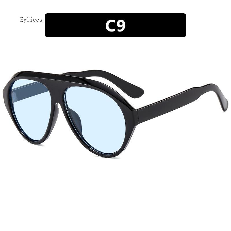 New Oversized Eyewear Fashion Vintage Sunglasses Women Brand Designer Retro Goggle Sun Glasses Female Ins Popular Colorful