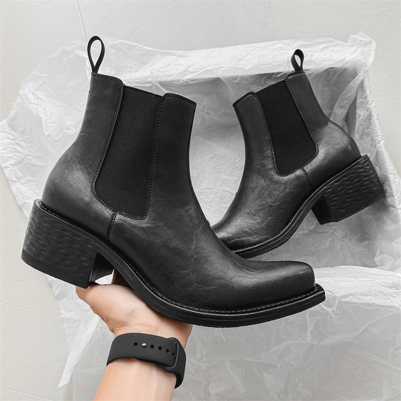 2024 Ősz Unisex Plusz Bársony Meleg Felbújós Vastag Talpú Bakancs