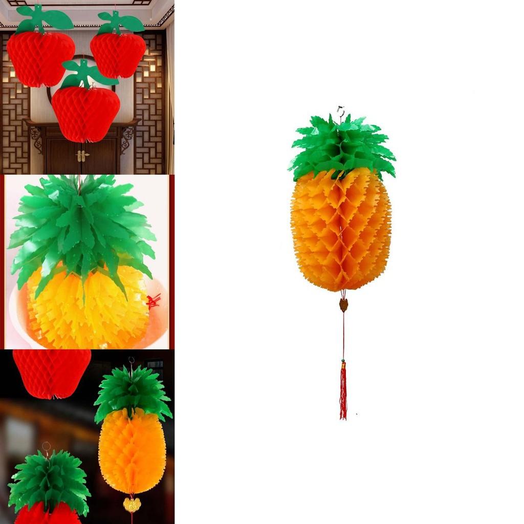 Exquisite Pineapple Apple Lanterns For Joyful Happy New Year Celebrations And Festive Decor