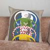 Tour De France Bike Bicycle Pillow Case For Home Bedroom Car Office Decoration Living Room Sofa Cushion Cover Suitable