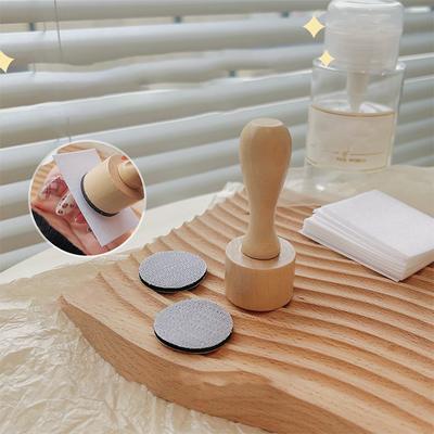 Nail Wooden Handle Cleaning Seal Nail Art Painting Cleaning Auxiliary Tool Cleaning Nail Tools Armor Removal Tool Accessories