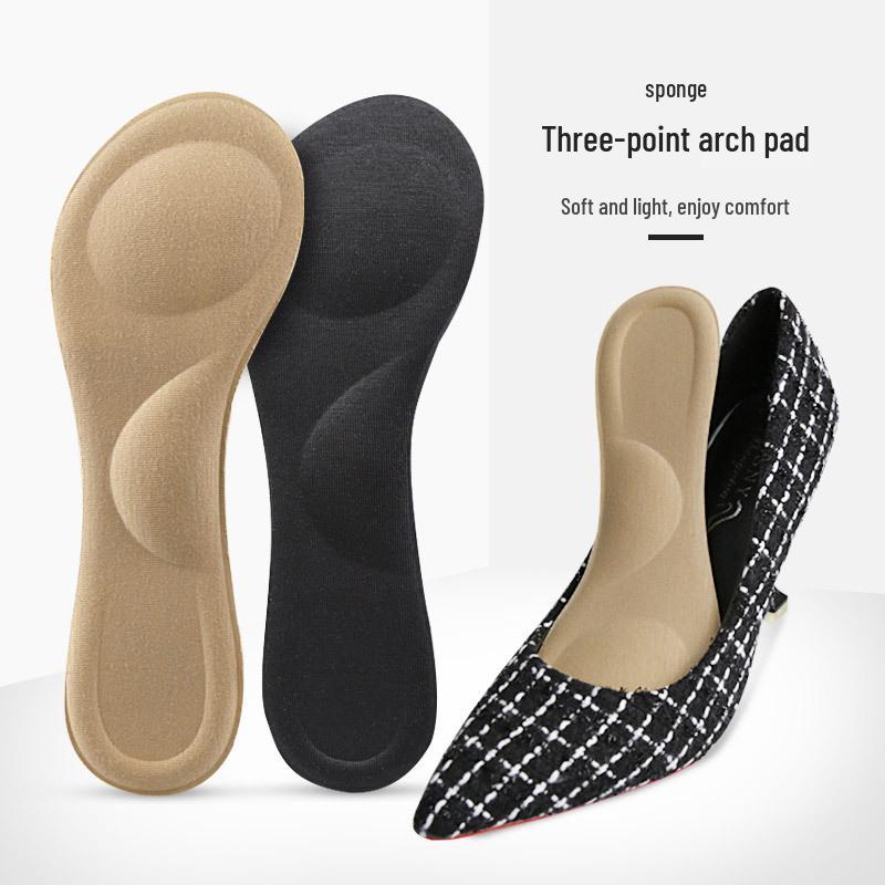 Women's High Heel Cushion Insole: Invisible, Pressure Relief, Soft Shock Absorption, Anti-Slip, Seven-Part Design