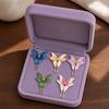 Alloy Material Butterfly Clothing Accessories Butterfly Brooch Pendant  For Jewelry Making