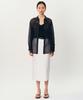 Meibeoyu Deia Cross Blouse _ Black