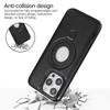 Custodia in Pelle per Apple iPhone16 ProMax - Supporto ad Anello di Ricarica Wireless MagSafe in PU Copertura Due in Uno su iPhone16/15/14/13/12/11/Pro/Plus/Promax