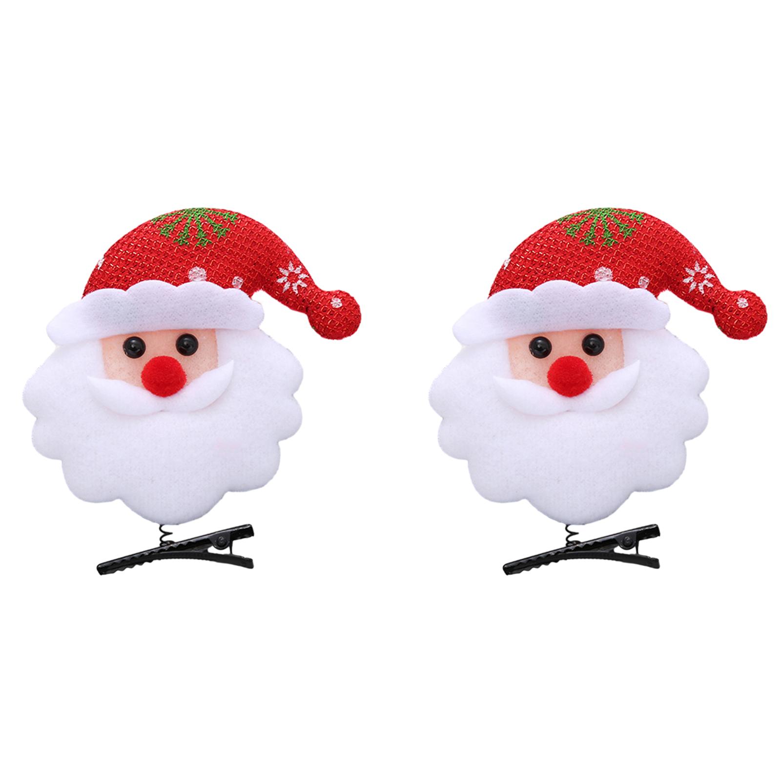 

Мультфильм Рождественский Фестиваль Заколка для волос Головной убор для женщин Дети Челки Фотосъемка Покупки Путешествия Противоскользящий A6