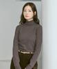 210EDIT Women'S Cashmere Blended Turtleneck Knit [Melan Brown]_Zz4Sw012