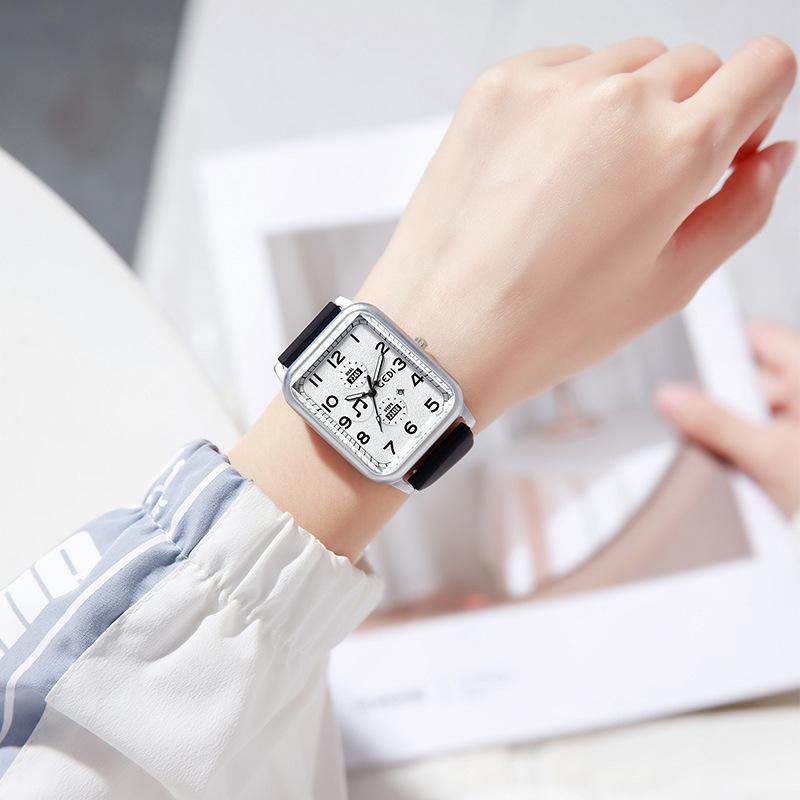 Fashion Dopamine Women'S Watch Candy Color High Value Student Watch Female Test Special Quartz Waterproof Watch