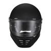 Fiberglass Retro Full Face Motorcycle Helmet Men Carbon Fiber Compact Design All Season Pig Nose Cruiser Scooter