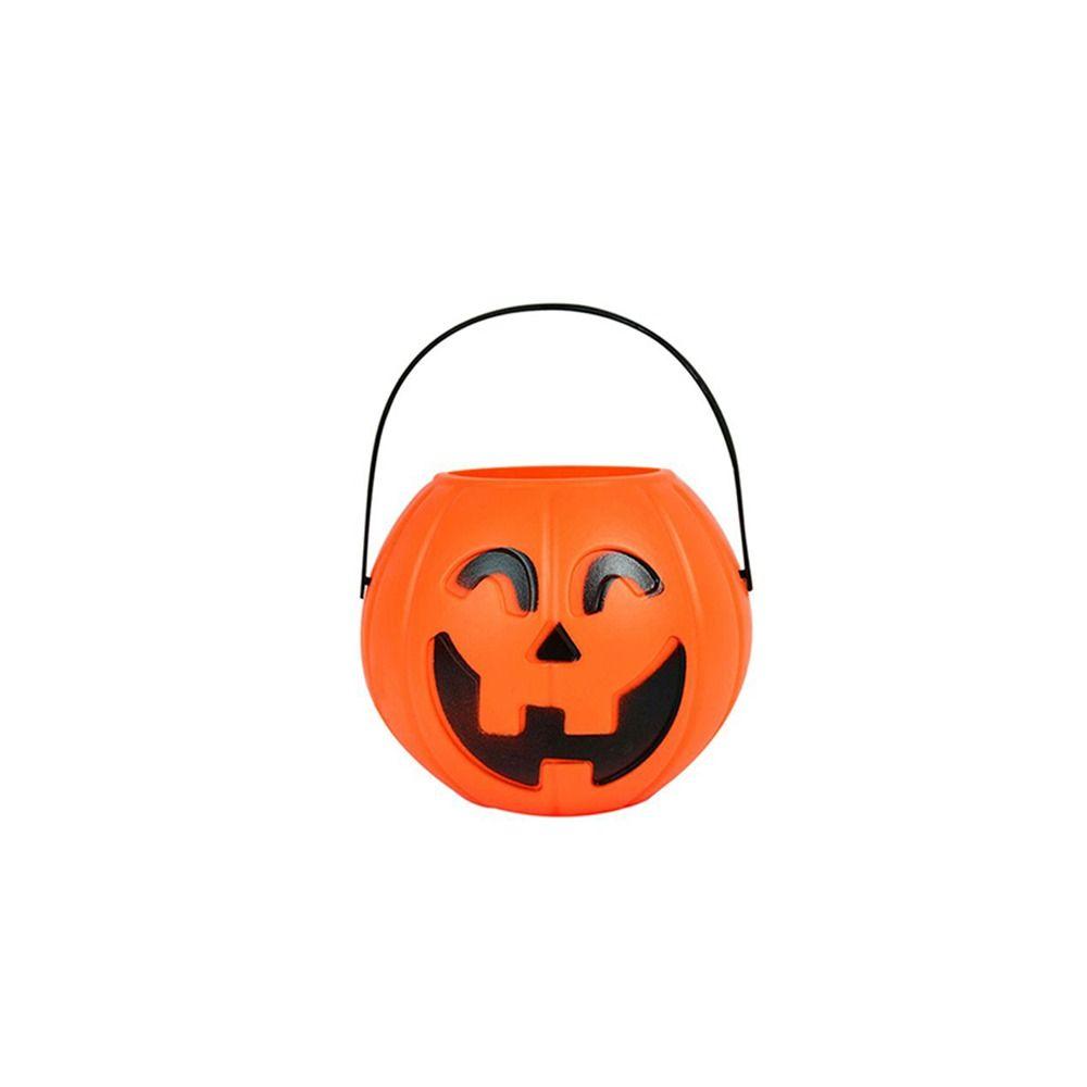 Children Kids Trick Candy Box Sweet Holder Pumpkin Bucket Halloween Party Decorations