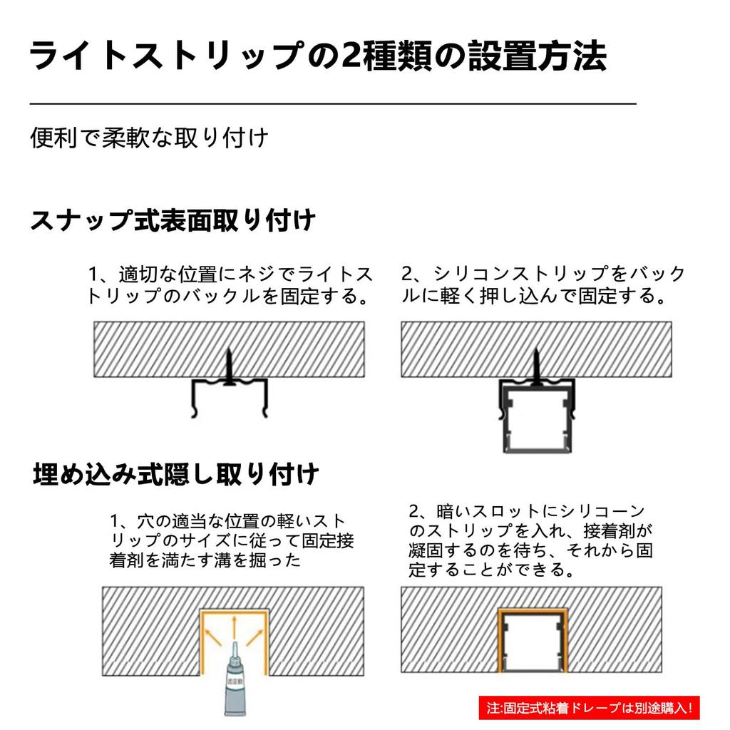 Guosan LED Strip Side COB Tube Linear Strip LED Neon Flexible and Suitable for Indoor and Outdoor Use Light, Lighting, Lighting, Light, Waterproof,