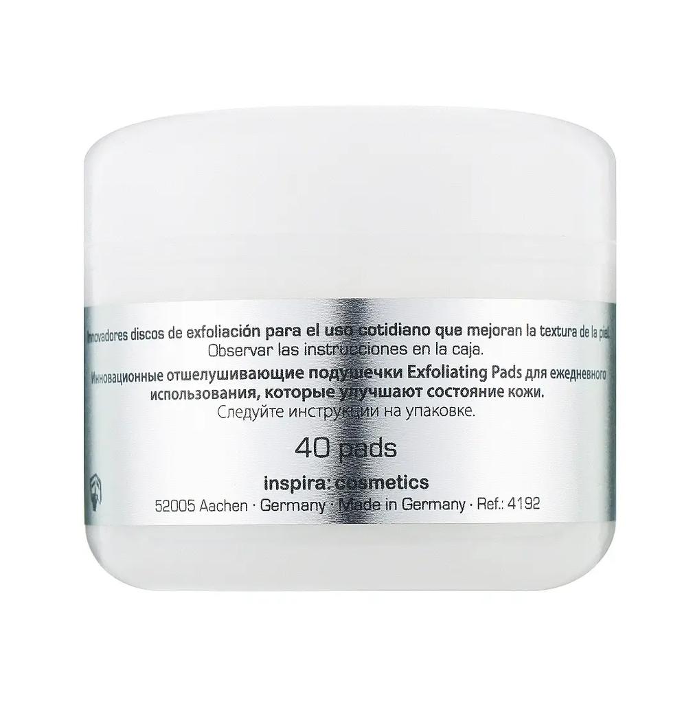 Очищающие диски-спонжи для лица с AHA-кислотами Inspira Med 40 шт