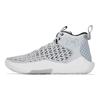 Under Armour HOVR Havoc 4 Clone Mm Round Toe Lace-Up Fabric Slip-Resistant Durable Mid-Top Basketball Shoes Men sneaker Gray 3026001-100