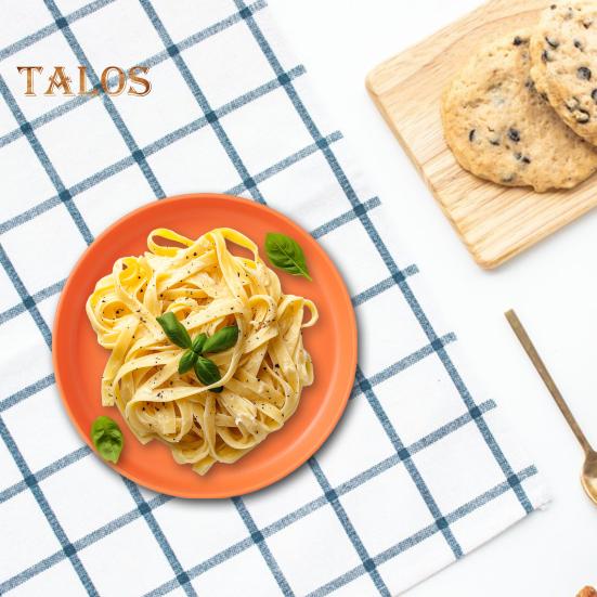 8 ks lehké plastové talíře nerozbitné znovu použitelné jídelní talíře vhodné do myčky na nádobí Barevné talíře do kuchyně pro každodenní kempování