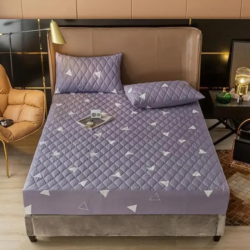 Waterproof Cotton-padded Bedspread Wholesale Hotel Protective Cover Sanding Dust-proof Cover Urine-proof