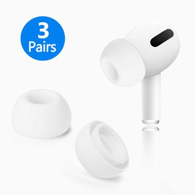 Soft Silicone Replacement Ear Caps Ear Buds Compatible with Apple Airpods Pro Headphones Replacement Accessory